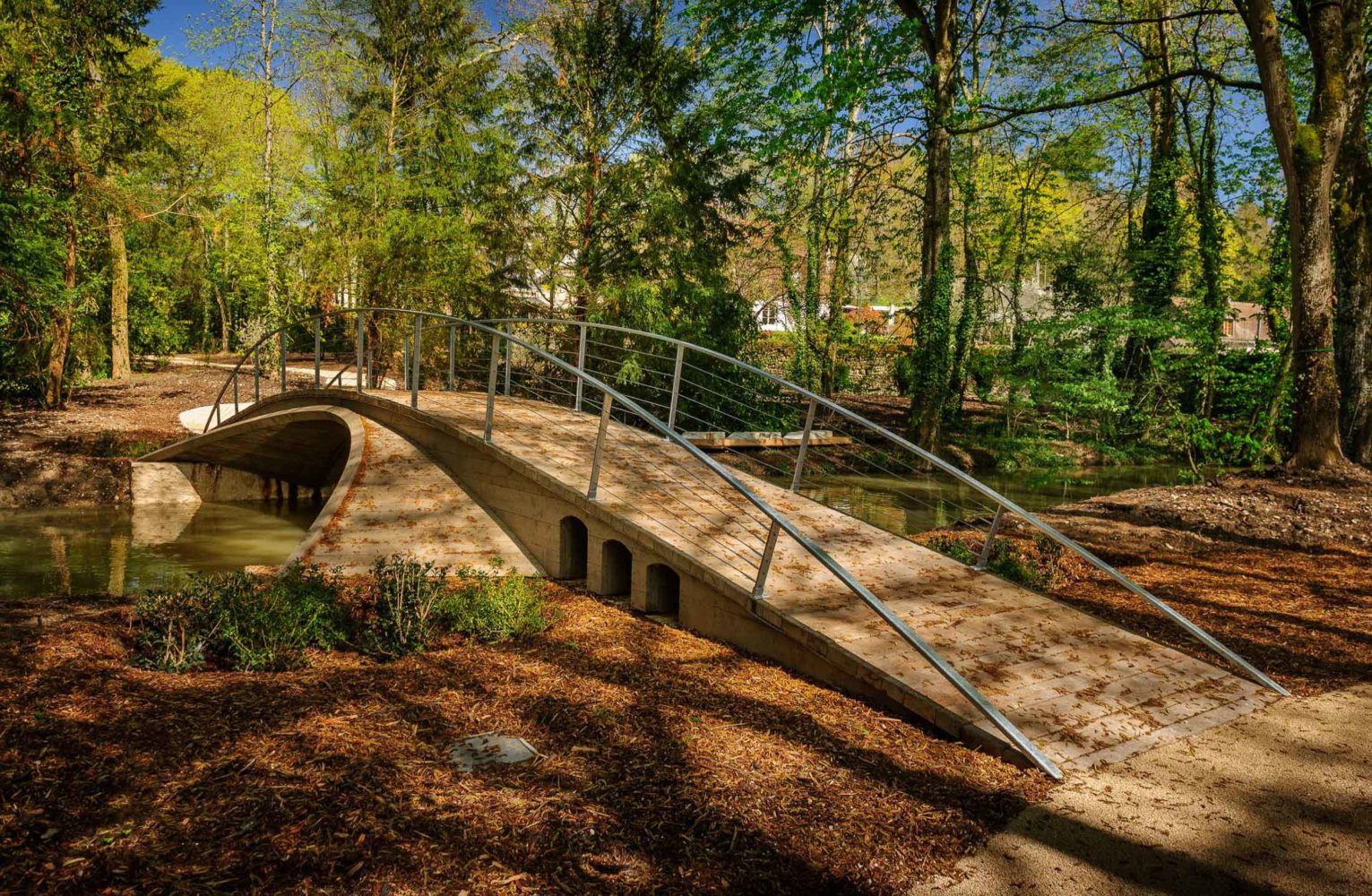 Aménagement Public - Passerelle château du clos Lucé